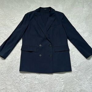 Theory NWOT Navy Blue Blazer Size 8